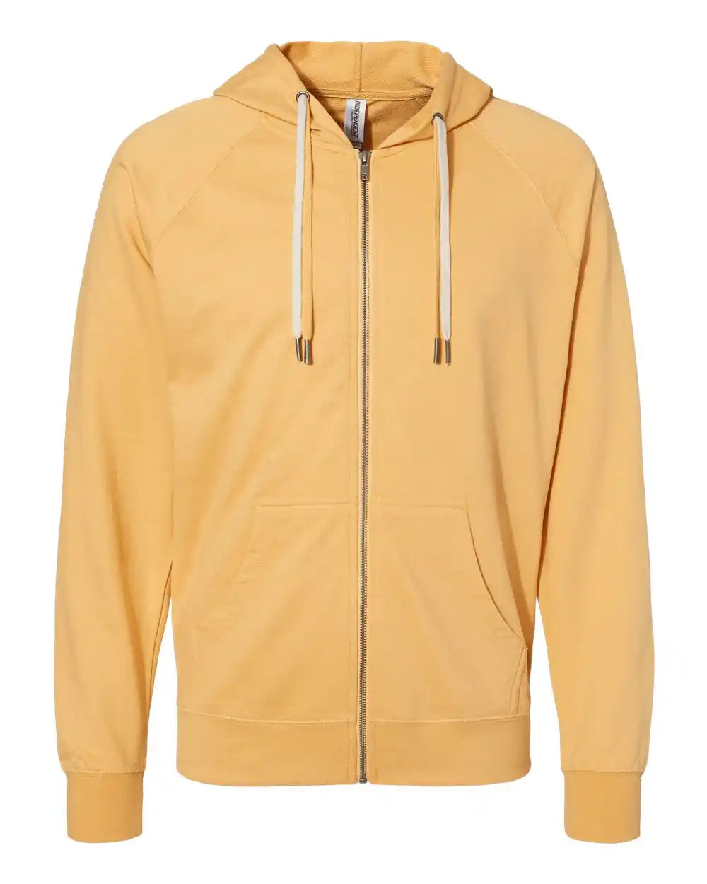 Independent Trading Co. Ss1000z Icon Lightweight Loopback Terry Full-zip Hooded Sweatshirt - Harvest Gold - Xs