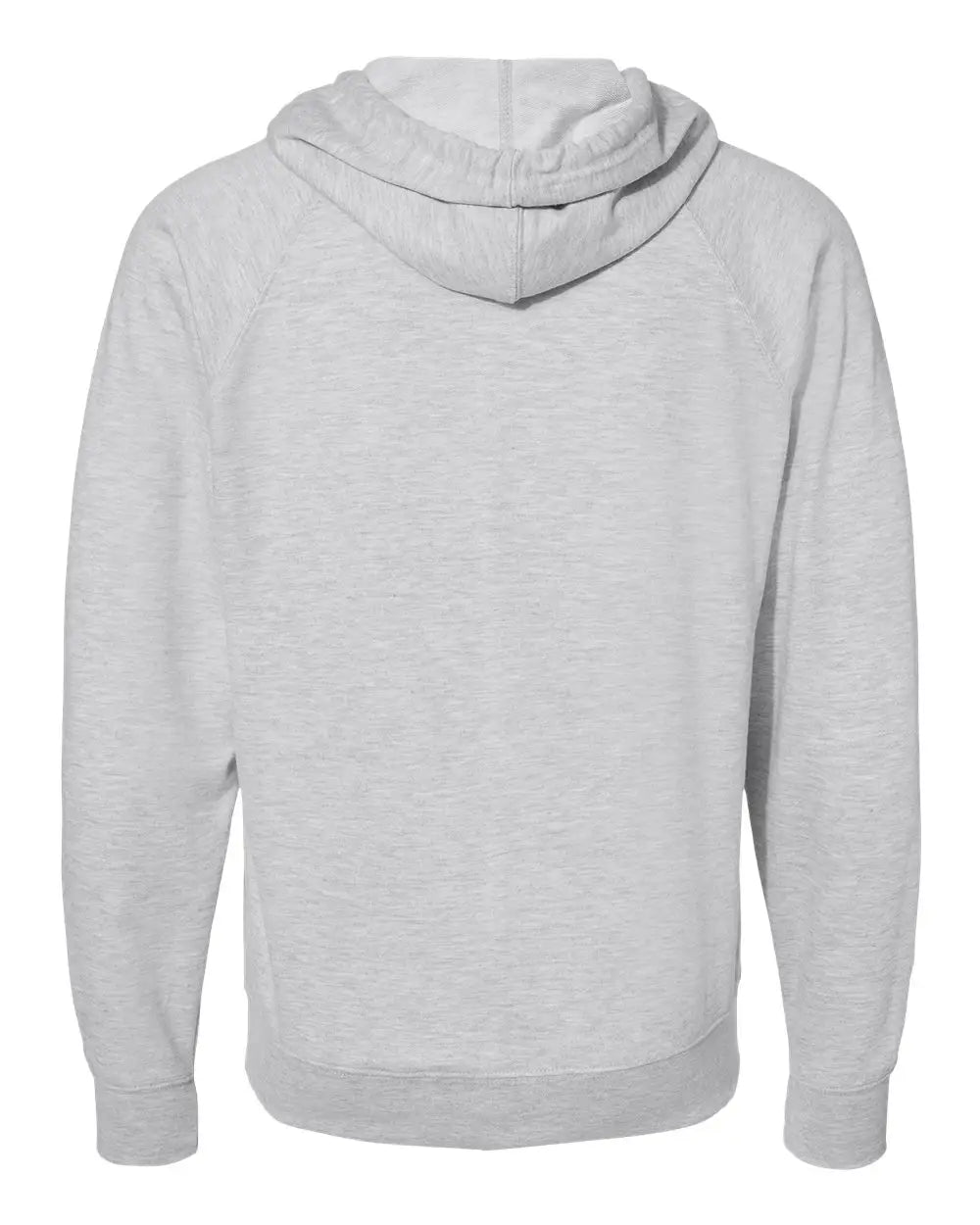 Independent Trading Co. Ss1000z Icon Lightweight Loopback Terry Full-zip Hooded Sweatshirt - Athletic Heather - Gray