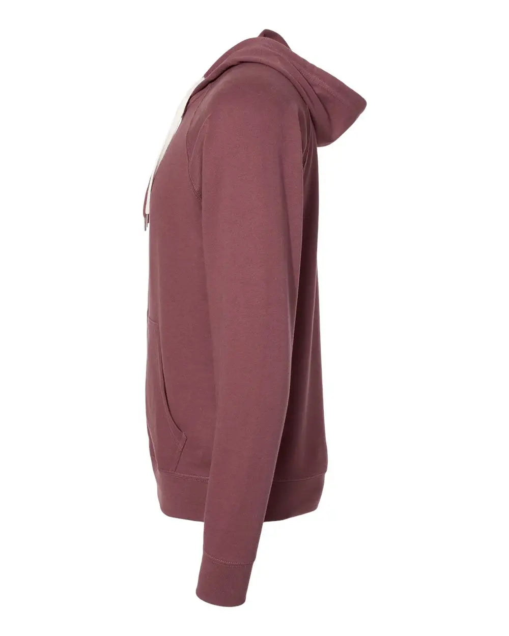 Independent Trading Co. Ss1000z Icon Lightweight Loopback Terry Full-zip Hooded Sweatshirt - Port
