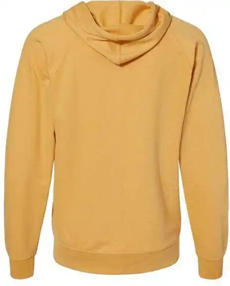 Independent Trading co Ss1000z Icon Unisex Lightweight Loopback Terry Full-zip Hooded Sweatshirt - Harvest Gold