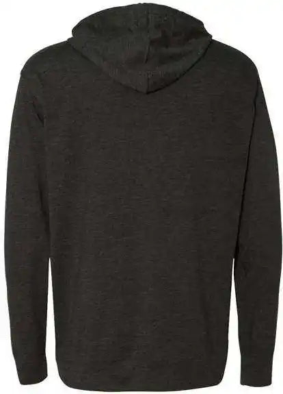 Independent Trading co Ss150j Lightweight Hooded Pullover t Shirt Charcoal Heather