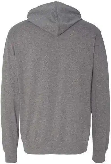 Independent Trading co Ss150j Lightweight Hooded Pullover t Shirt Gunmetal Heather