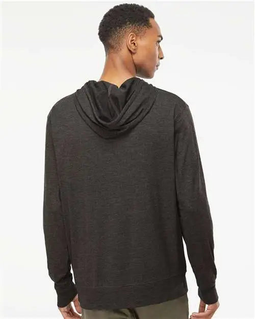 Independent Trading Co. Ss150j Lightweight Hooded Pullover T-shirt - Charcoal Heather