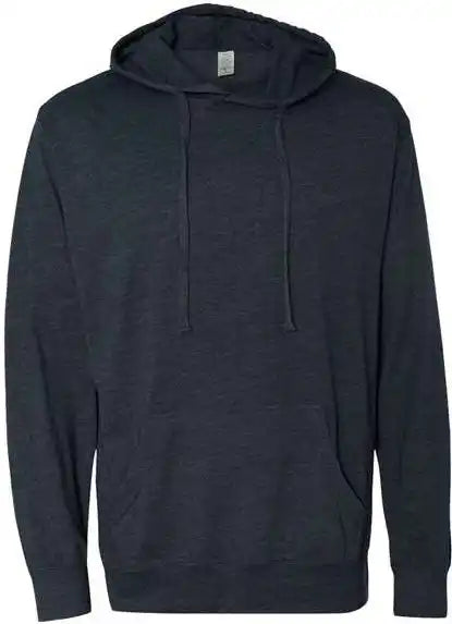 Independent Trading co Ss150j Lightweight Hooded Pullover t Shirt Classic Navy Heather