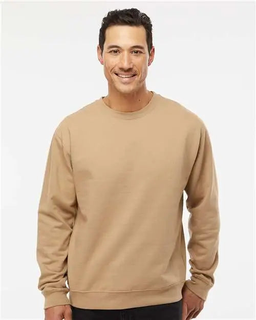 Independent Trading Co. Ss3000 Midweight Crewneck Sweatshirt - Sandstone
