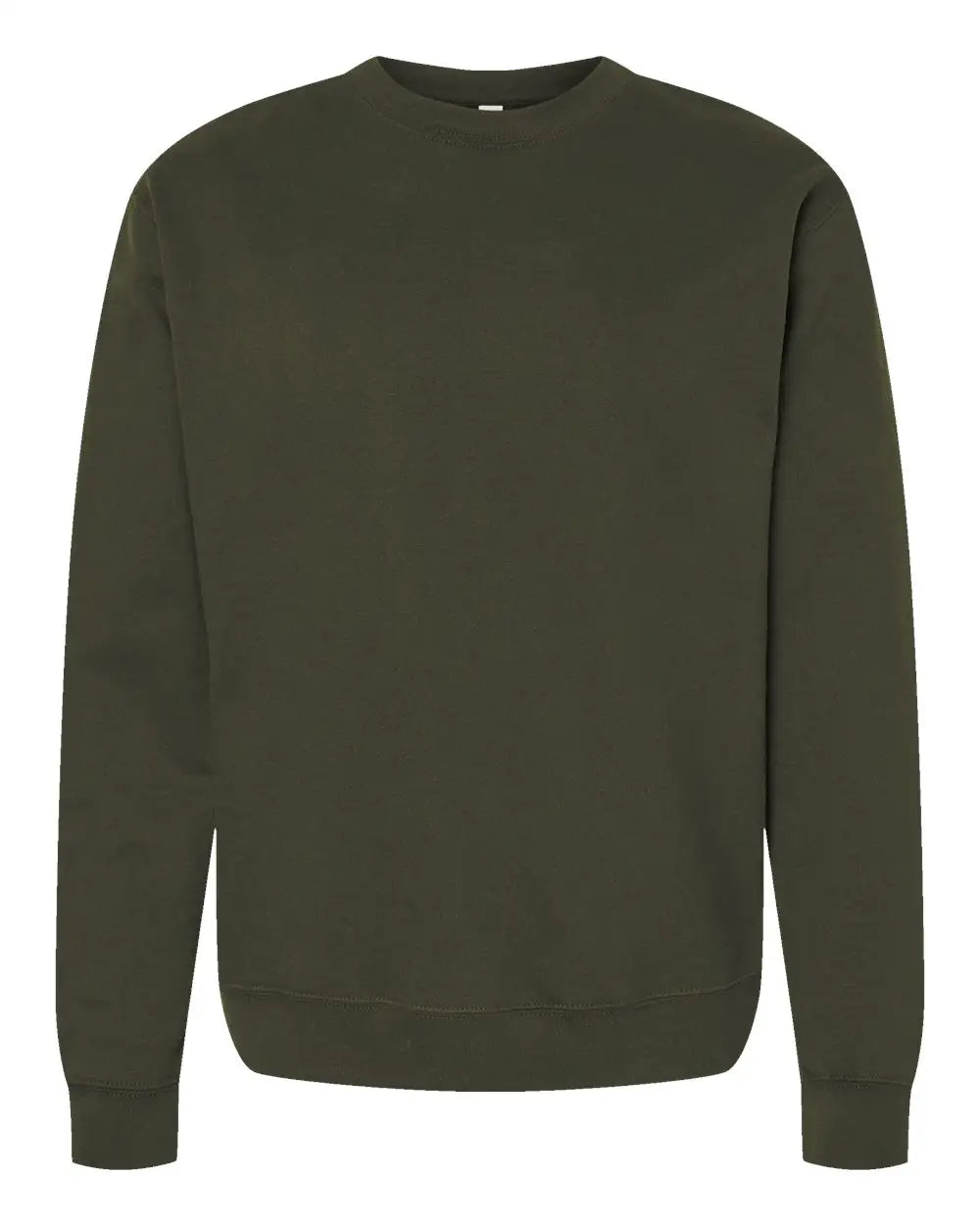 Independent Trading Co. Ss3000 Midweight Crewneck Sweatshirt - Army - Olive / Xs