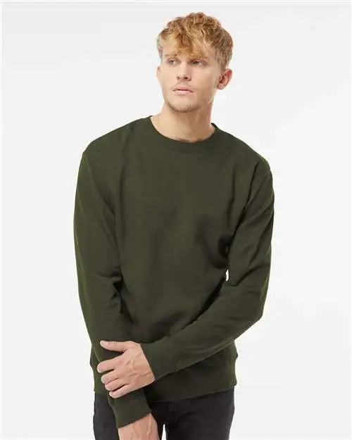 Independent Trading Co. Ss3000 Midweight Crewneck Sweatshirt - Army