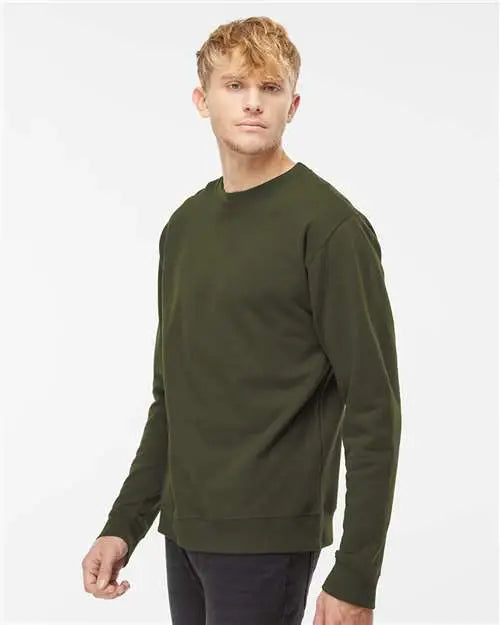 Independent Trading Co. Ss3000 Midweight Crewneck Sweatshirt - Army