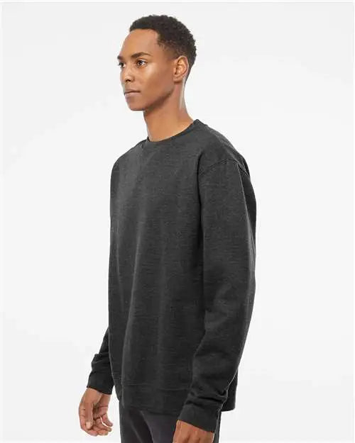 Independent Trading Co. Ss3000 Midweight Crewneck Sweatshirt - Charcoal Heather