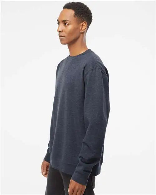 Independent Trading Co. Ss3000 Midweight Crewneck Sweatshirt - Classic Navy Heather