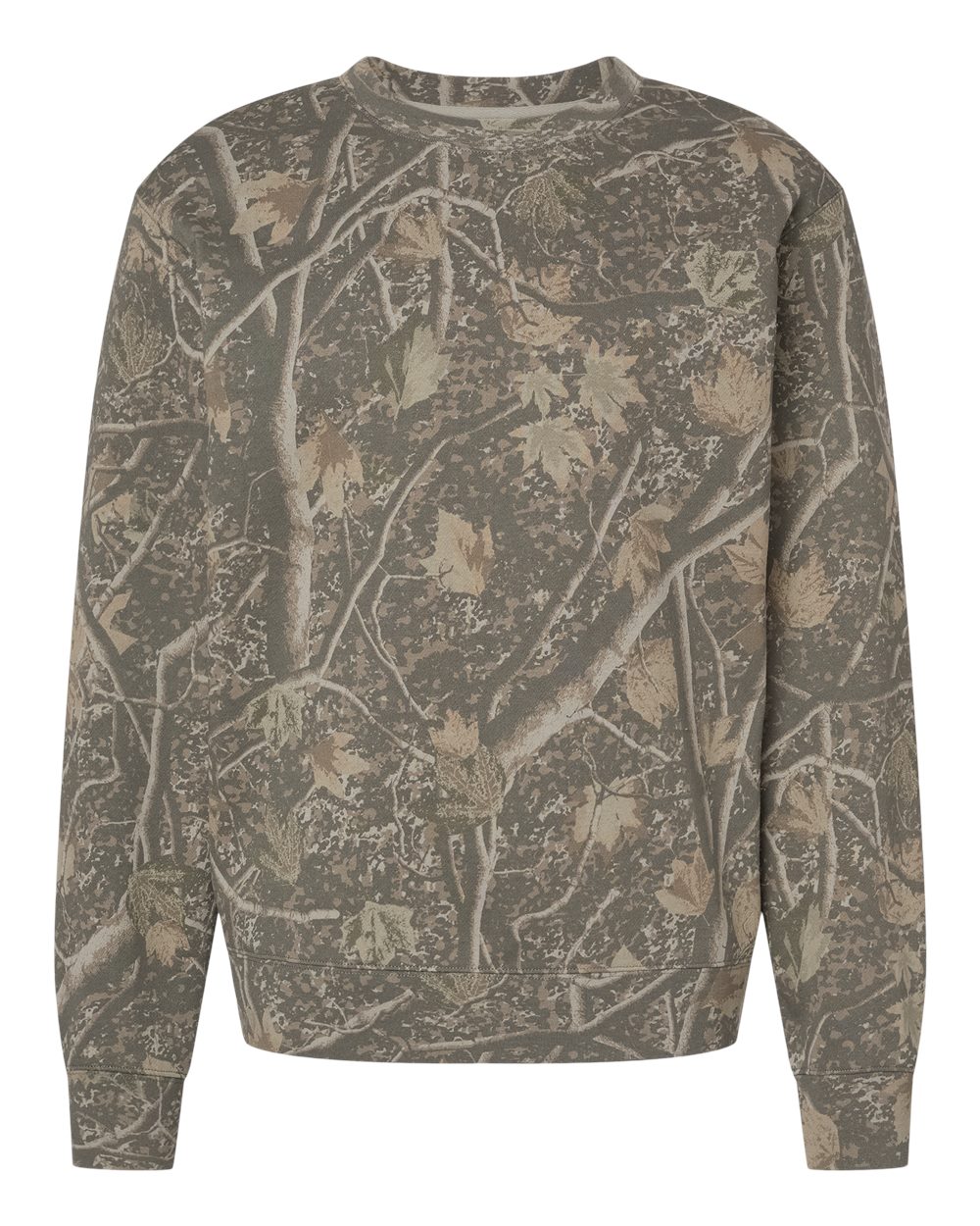 Independent Trading Co. Ss3000 Midweight Crewneck Sweatshirt - Deadwood Tree Camo