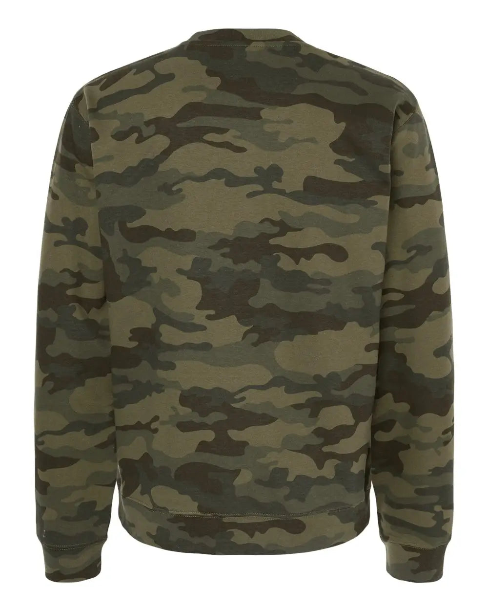 Independent Trading Co. Ss3000 Midweight Crewneck Sweatshirt - Forest Camo - Xs