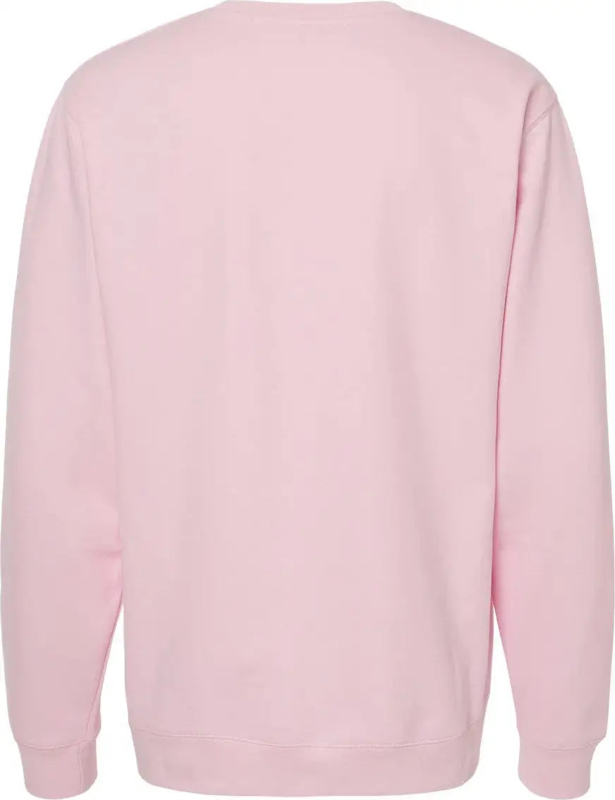 Independent Trading Co. Ss3000 Midweight Crewneck Sweatshirt - Light Pink - Xs