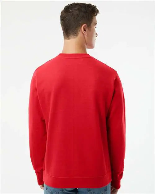 Independent Trading Co. Ss3000 Midweight Crewneck Sweatshirt - Red