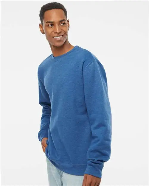 Independent Trading Co. Ss3000 Midweight Crewneck Sweatshirt - Royal Heather