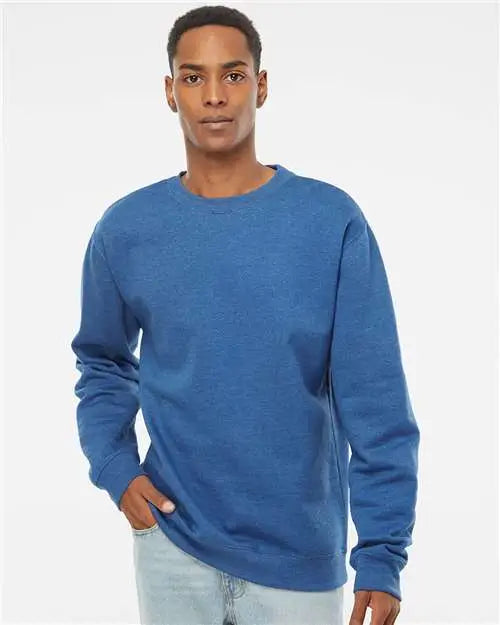 Independent Trading Co. Ss3000 Midweight Crewneck Sweatshirt - Royal Heather