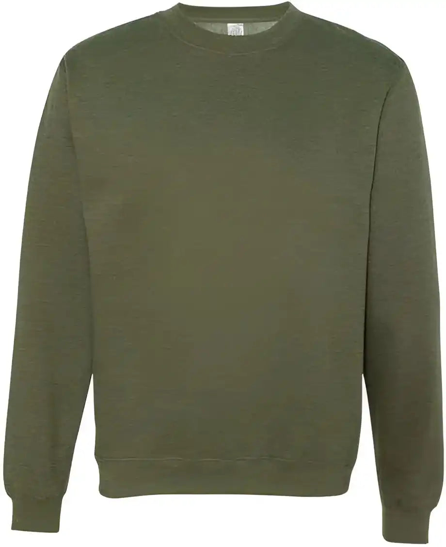 Independent Trading co Ss3000 Midweight Sweatshirt Army Heather