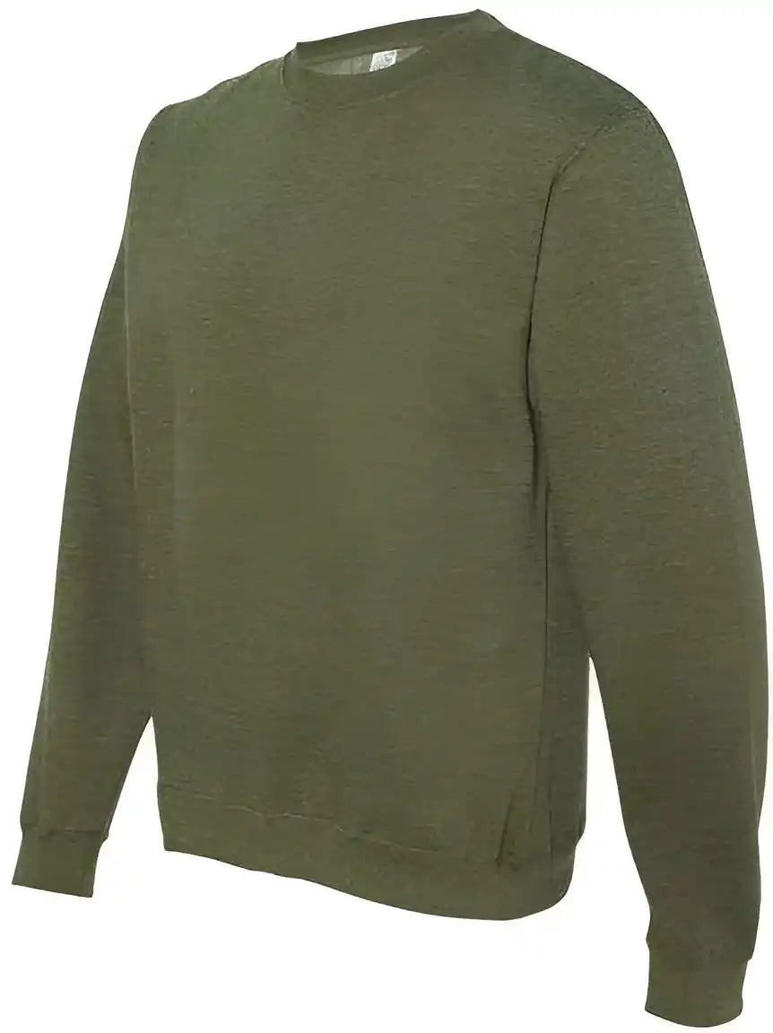 Independent Trading co Ss3000 Midweight Sweatshirt Army Heather