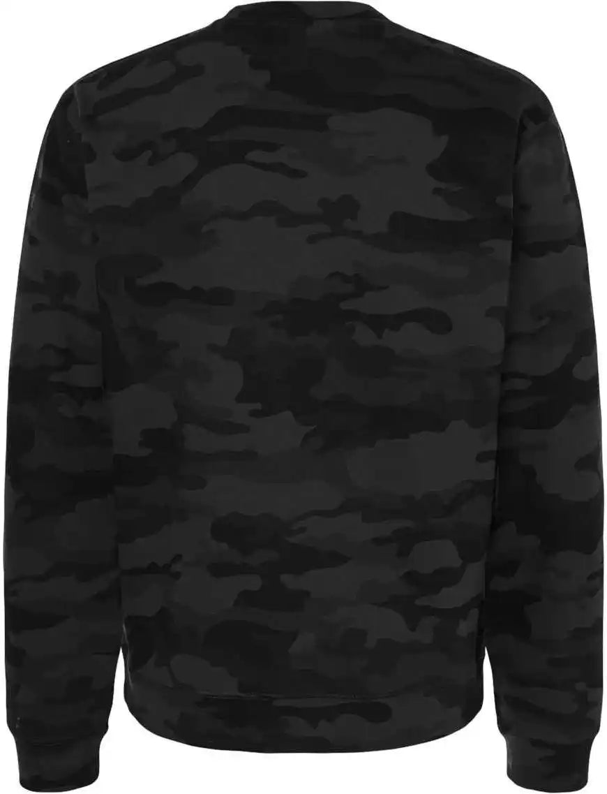 Independent Trading co Ss3000 Midweight Sweatshirt Black Camo