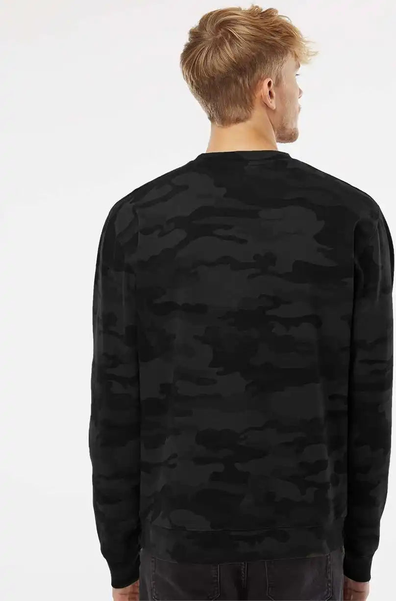 Independent Trading co Ss3000 Midweight Sweatshirt Black Camo