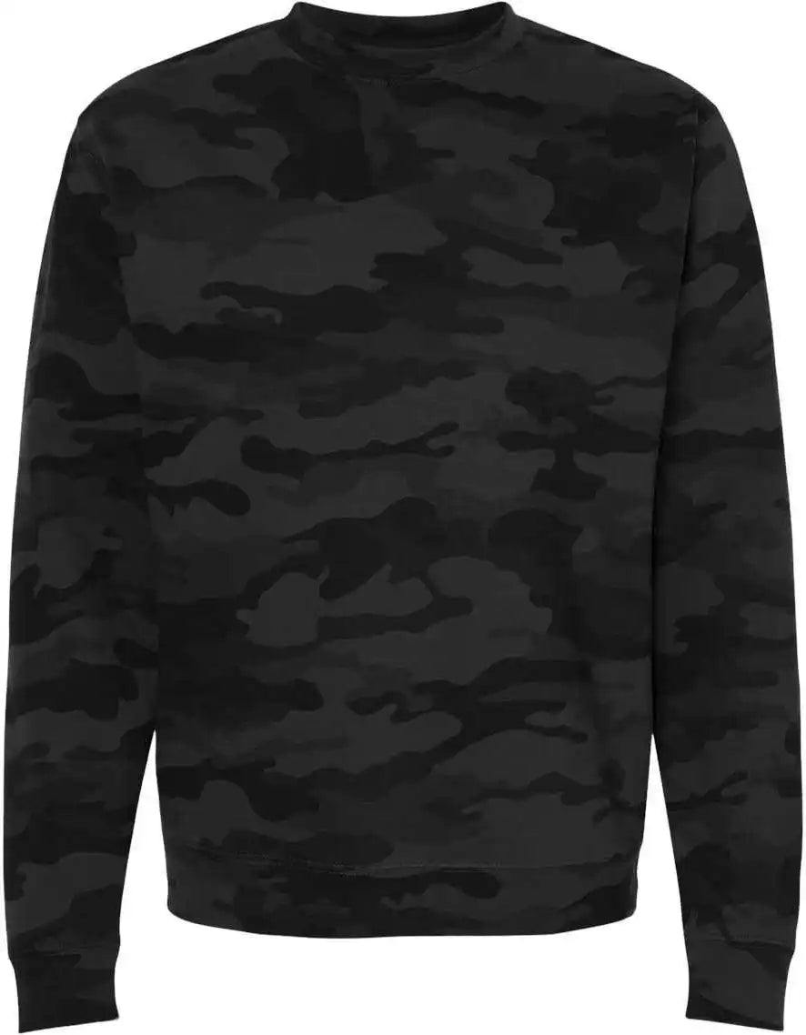Independent Trading co Ss3000 Midweight Sweatshirt - Black Camo