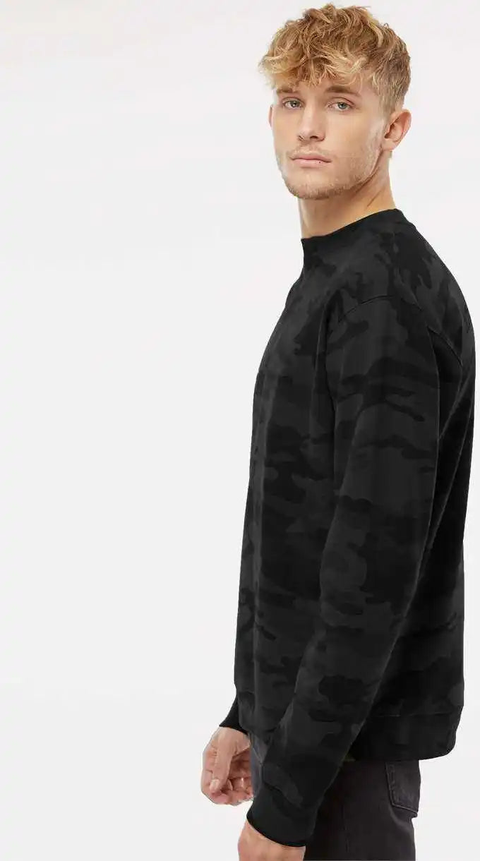 Independent Trading co Ss3000 Midweight Sweatshirt Black Camo
