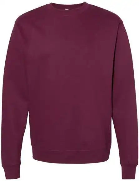Independent Trading co Ss3000 Midweight Sweatshirt Maroon
