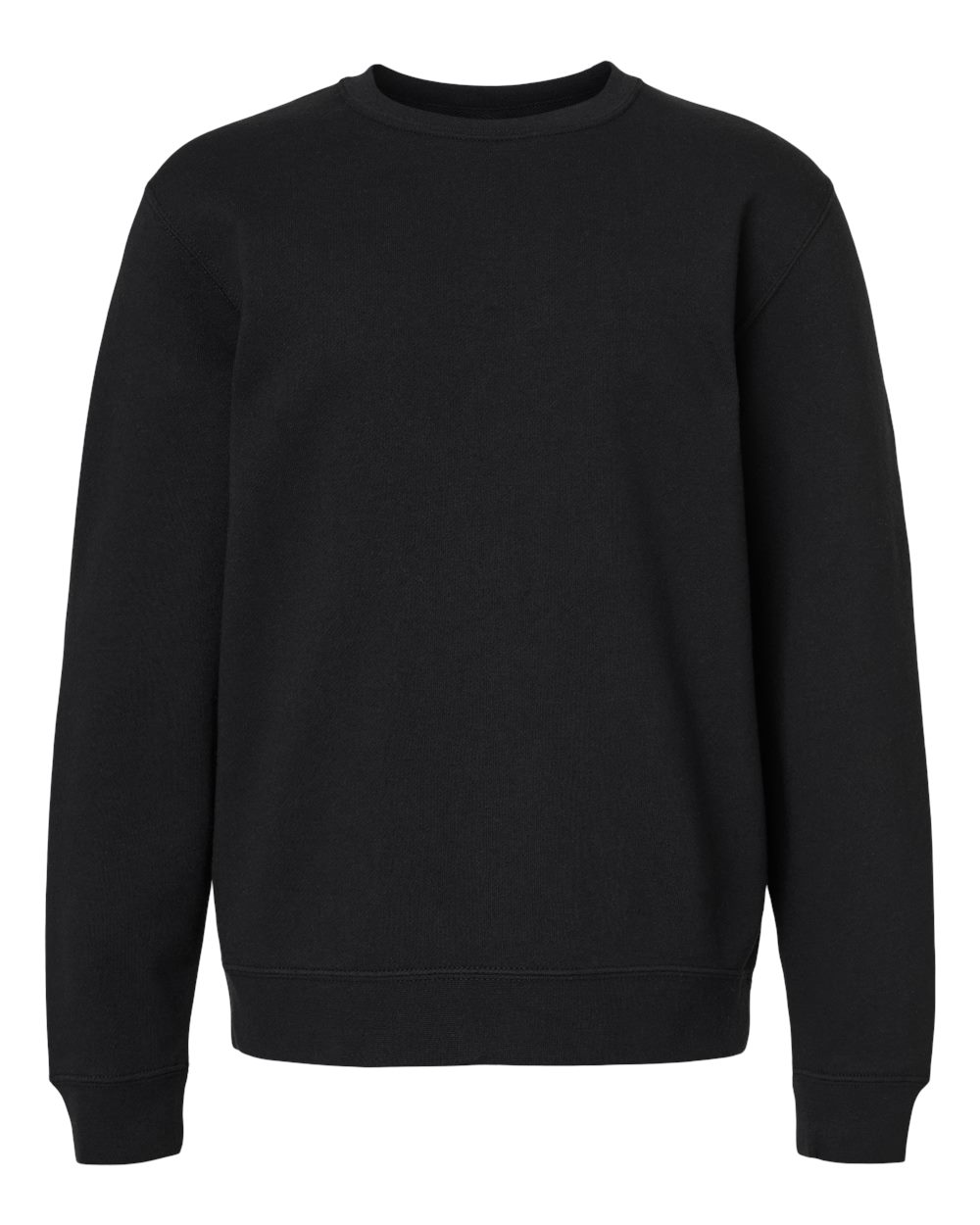 Independent Trading Co. Ss3001y Youth Midweight Crewneck Sweatshirt - Black