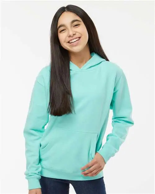 Independent Trading Co. Ss4001y Youth Midweight Hooded Sweatshirt - Mint