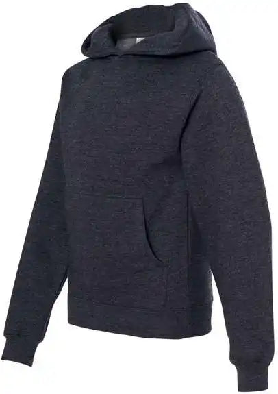 Independent Trading co Ss4001y Youth Midweight Hooded Sweatshirt Charcoal Heather