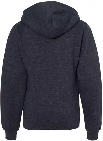 Independent Trading co Ss4001y Youth Midweight Hooded Sweatshirt Charcoal Heather