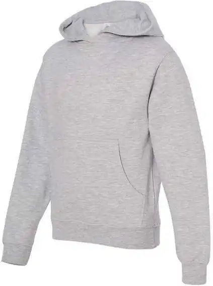 Independent Trading co Ss4001y Youth Midweight Hooded Sweatshirt Grey Heather
