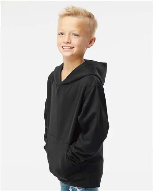 Independent Trading Co. Ss4001y Youth Midweight Hooded Sweatshirt - Black