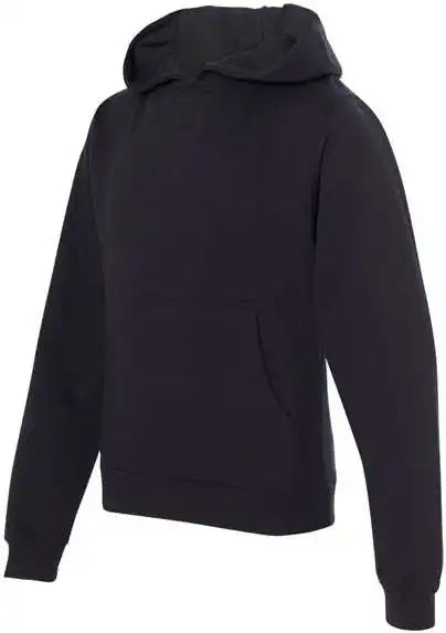 Independent Trading co Ss4001y Youth Midweight Hooded Sweatshirt - Black
