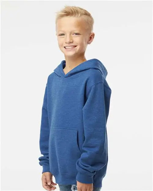 Independent Trading Co. Ss4001y Youth Midweight Hooded Sweatshirt - Royal Heather