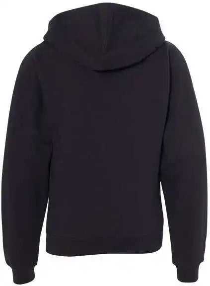 Independent Trading co Ss4001y Youth Midweight Hooded Sweatshirt Black