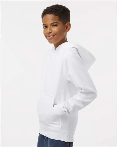Independent Trading Co. Ss4001y Youth Midweight Hooded Sweatshirt - White