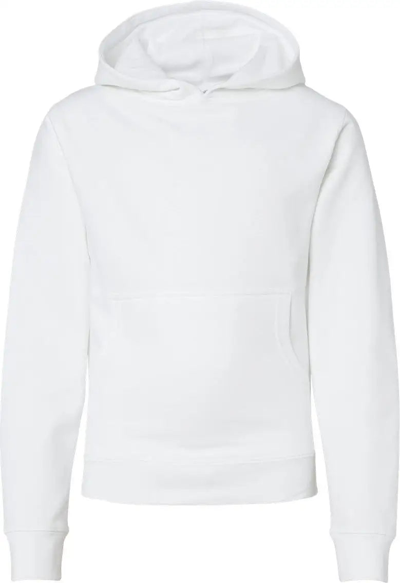 Independent Trading Co. Ss4001y Youth Midweight Hooded Sweatshirt - White - s