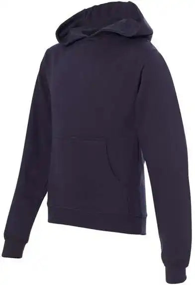 Independent Trading co Ss4001y Youth Midweight Hooded Sweatshirt - Navy