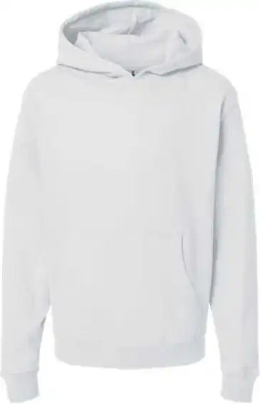 Independent Trading co Ss4001y Youth Midweight Hooded Sweatshirt White