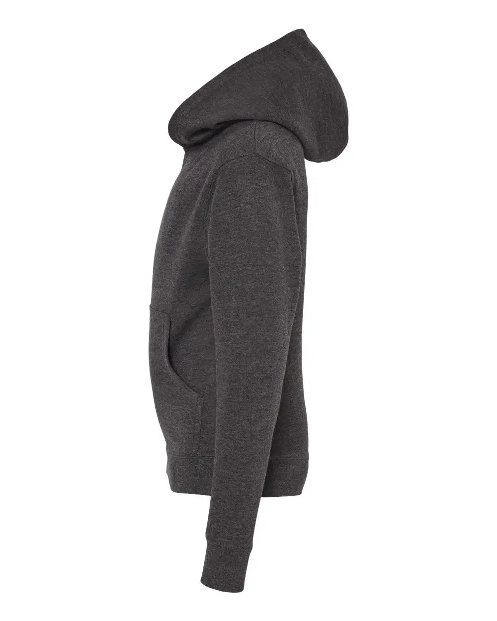 Independent Trading Co. Ss4001y Youth Midweight Hooded Sweatshirt - Charcoal Heather