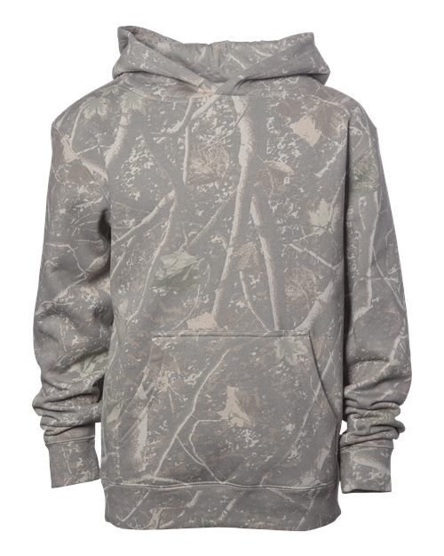 Independent Trading Co. Ss4001y Youth Midweight Hooded Sweatshirt - Deadwood Camo