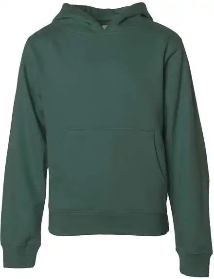 Independent Trading co Ss4001y Youth Midweight Hooded Sweatshirt - Alpine Green