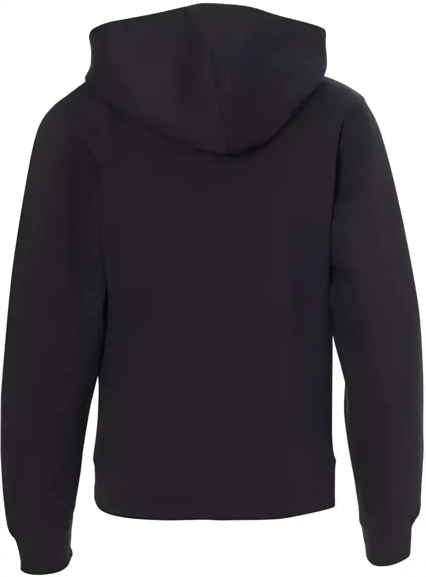 Independent Trading co Ss4001yz Youth Midweight Full-zip Hooded Sweatshirt - Black