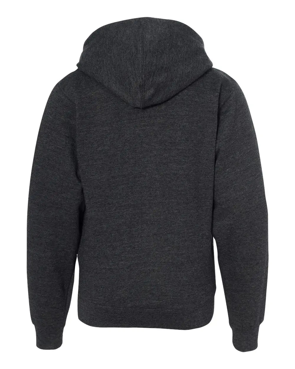 Independent Trading Co. Ss4001yz Youth Midweight Full-zip Hooded Sweatshirt - Charcoal Heather - Dark Gray / s