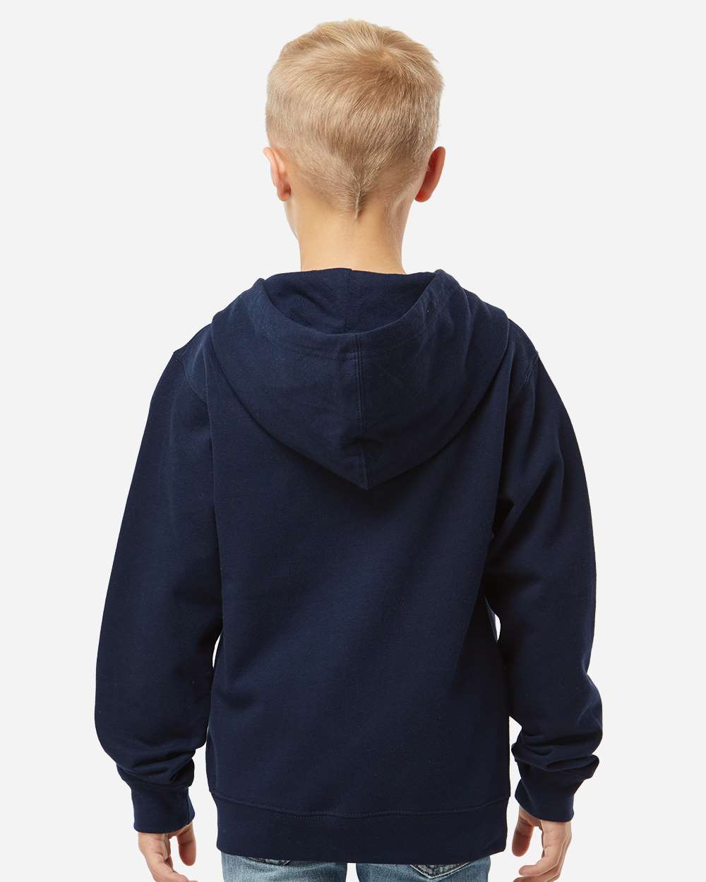 Independent Trading Co. Ss4001yz Youth Midweight Full-zip Hooded Sweatshirt - Classic Navy