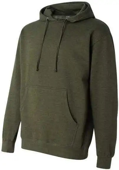 Independent Trading co Ss4500 Midweight Hooded Sweatshirt - Army Heather