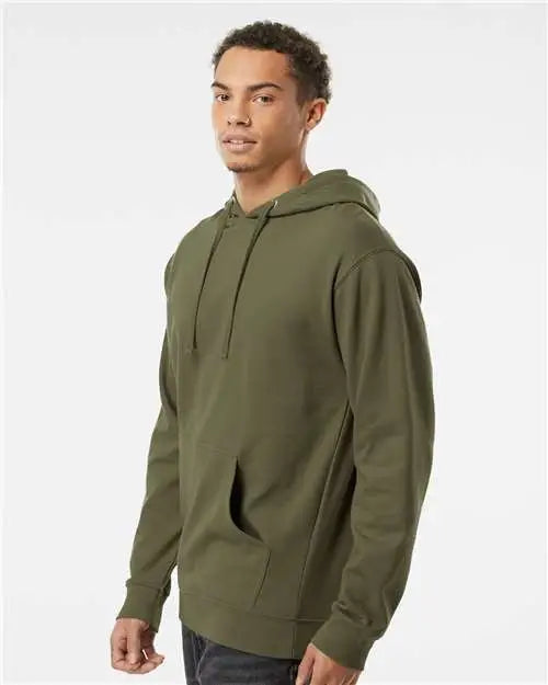 Independent Trading Co. Ss4500 Midweight Hooded Sweatshirt - Army