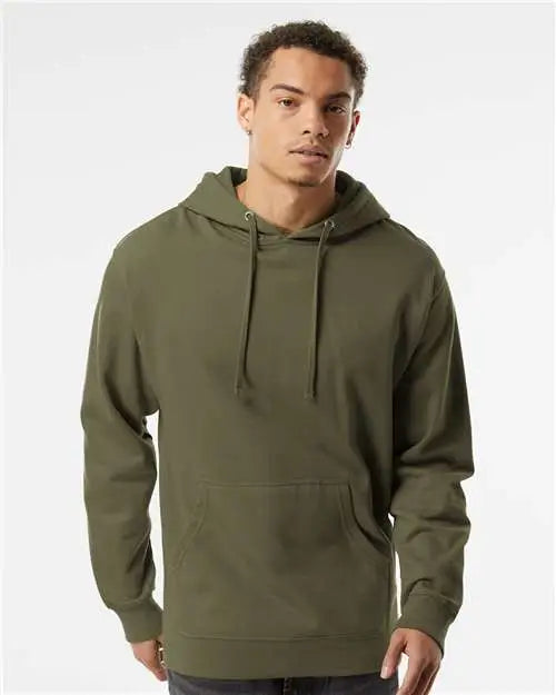 Independent Trading Co. Ss4500 Midweight Hooded Sweatshirt - Army