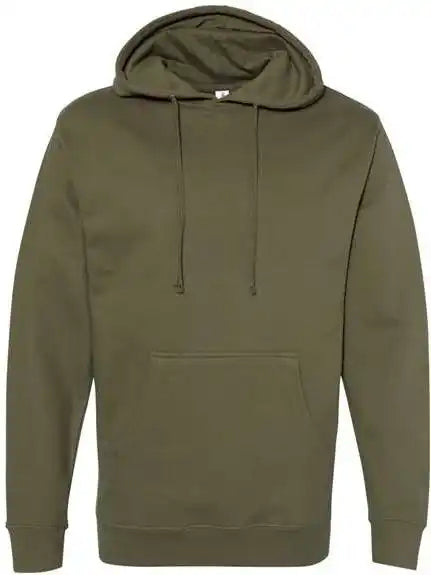 Independent Trading co Ss4500 Midweight Hooded Sweatshirt - Army